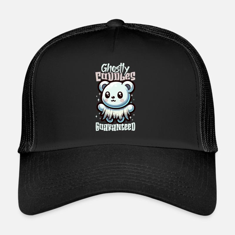 Paranormal Investigator Ghost Halloween Evp Haunte Trucker Cap