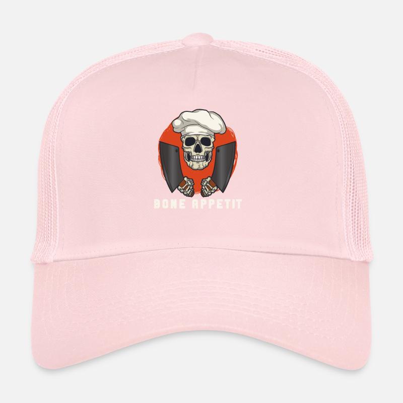 Meat Cutter Butcher Horror Skeleton Gore Trucker Cap