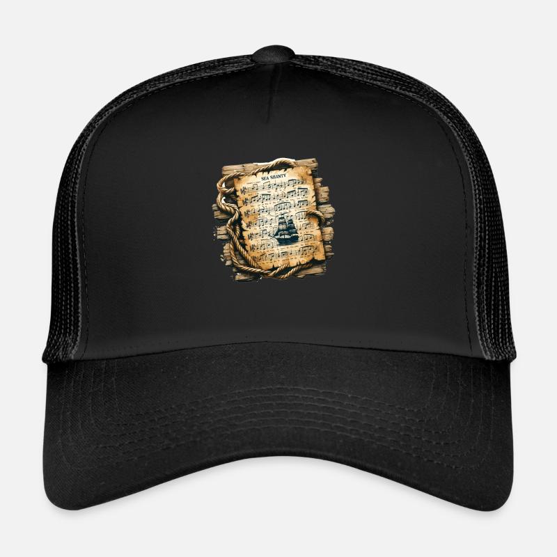Marins Chant Chantant Aventures sur le navire Casquette trucker 