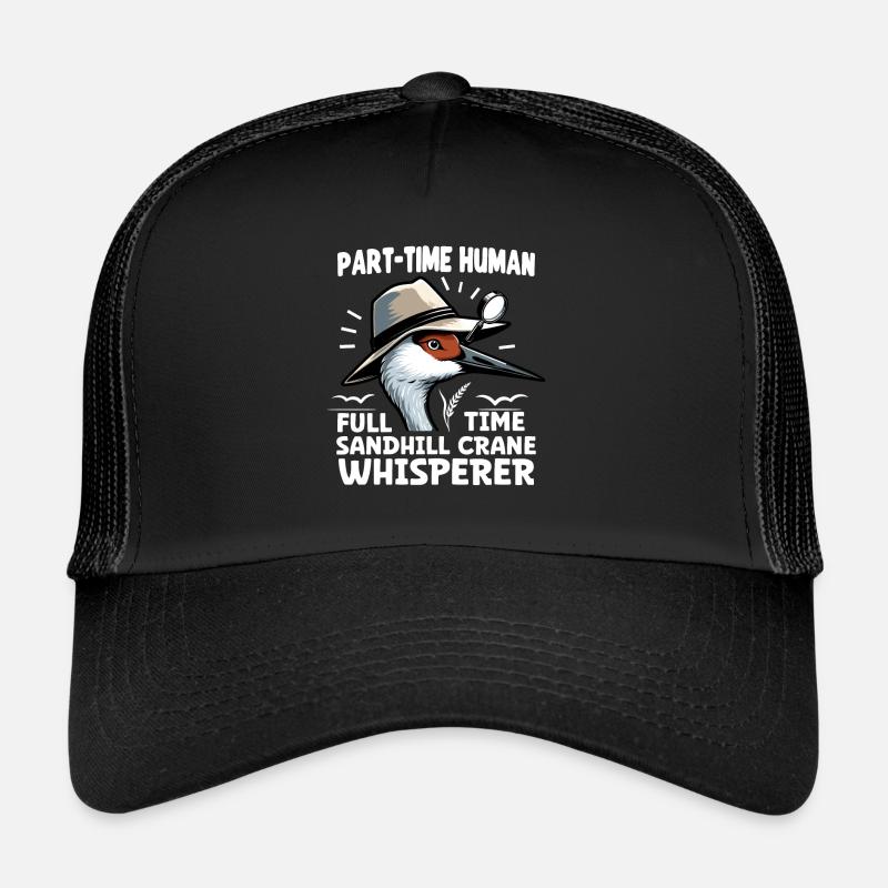 Amateurs de grues du Canada Observation des oiseaux Casquette trucker 