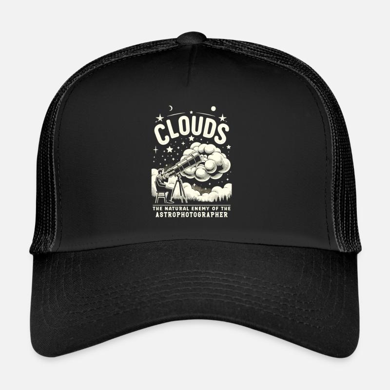 Astrophotographie Astronomie Caméra spatiale Casquette trucker 