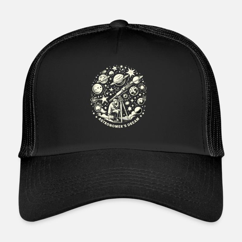 Astrophotographie Astronomie Caméra spatiale Casquette trucker 