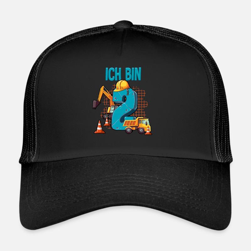 Baumaschinen 2 Geburtstag Trucker Cap