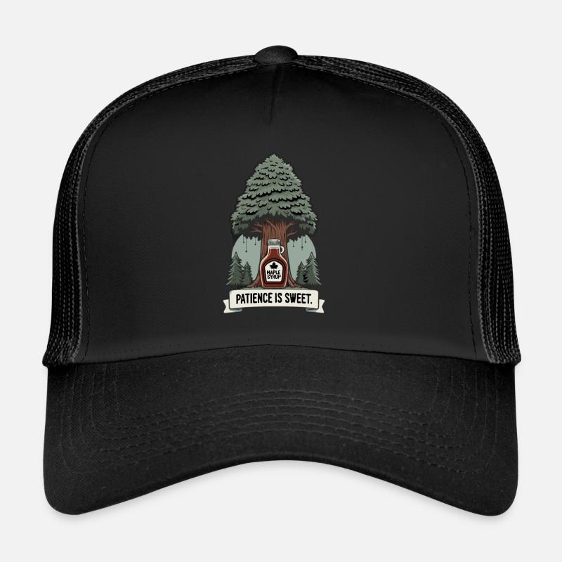 Maple Syrup Canada Tradition and Cones Trucker Cap