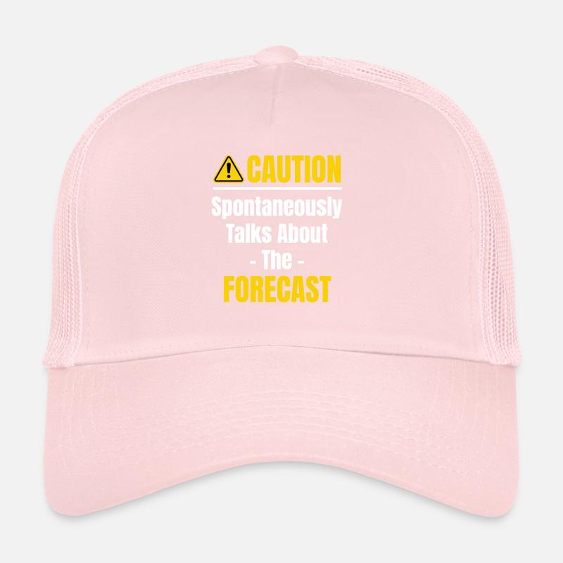 Caution Spricht Spontan Über Den Prognose-twister Trucker Cap