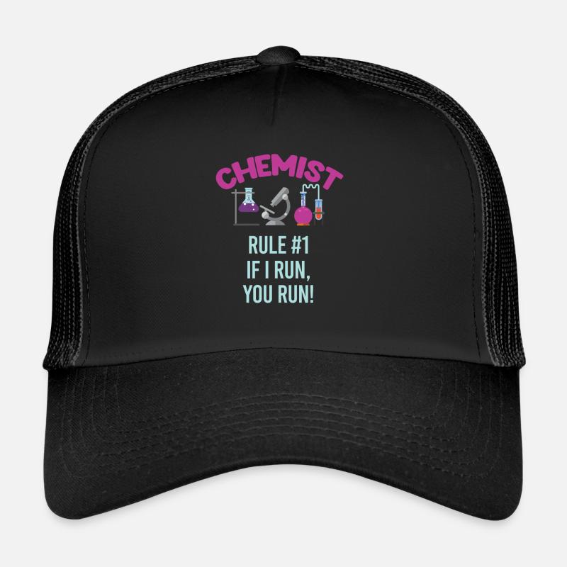 Apotheker-regel #1 Wenn Ich Laufe, Rennst Du! Trucker Cap