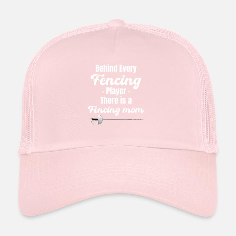 Hinter Jedem Fechtspieler Steht Eine Fechtmama Trucker Cap