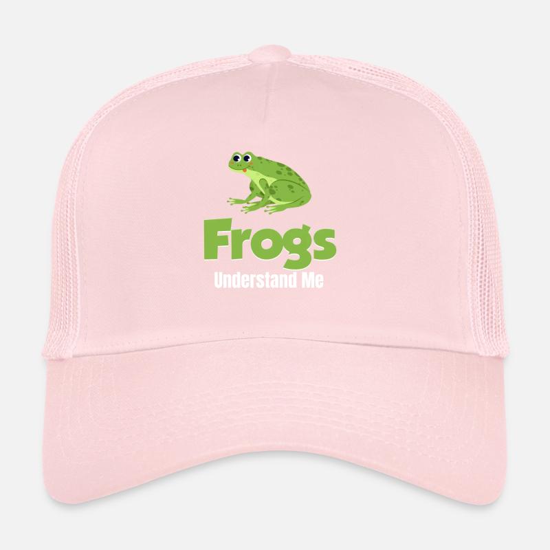 Frogs Understand Me Funny Frog Lover Trucker Cap