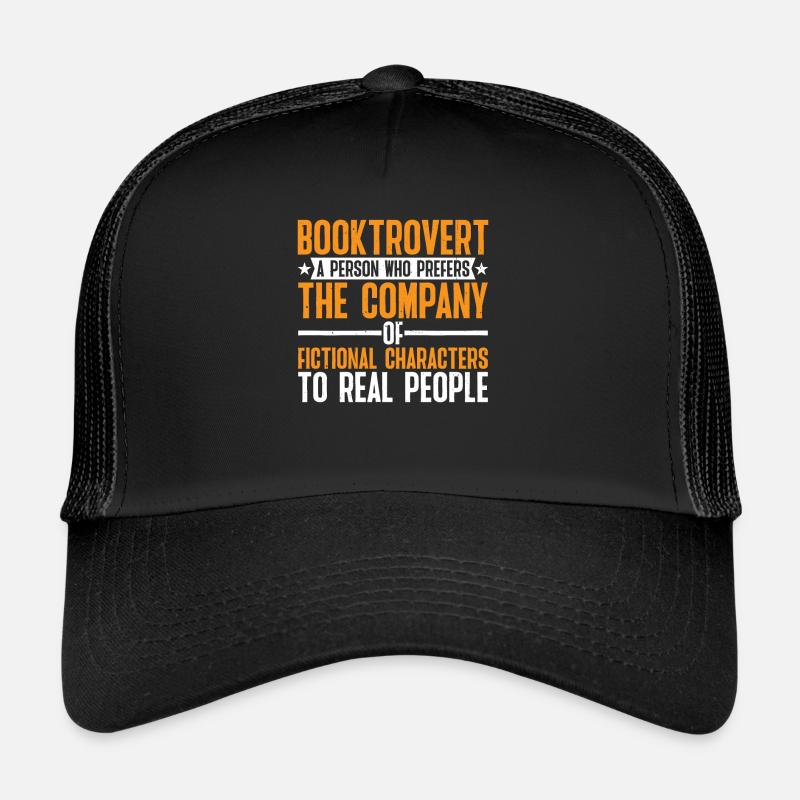 Booktrovert Definition Description 8 Trucker Cap