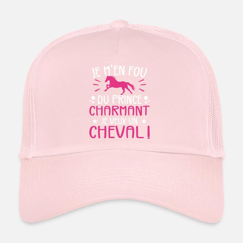 Ich kümmere mich nicht um den Märchenprinzen, ich will ein Pferd Trucker Cap