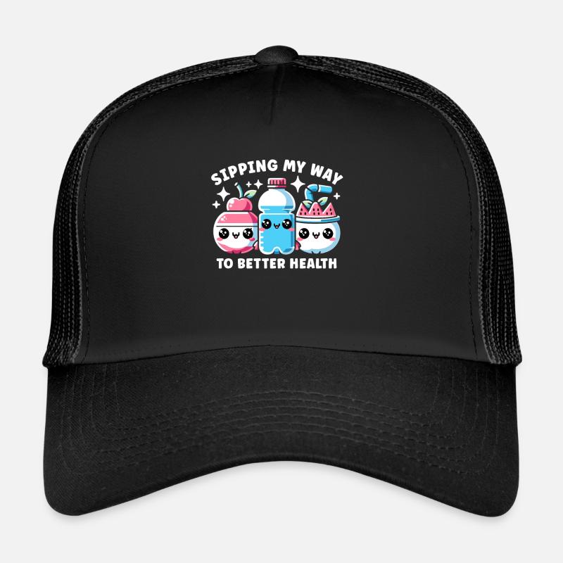 Hydration Drink Water Stay Hydrated Hydration Trucker Cap