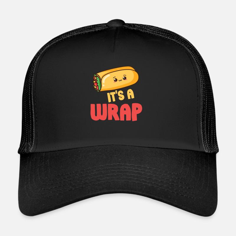 It's A Wrap Burrito Puns Mexican Trucker Cap