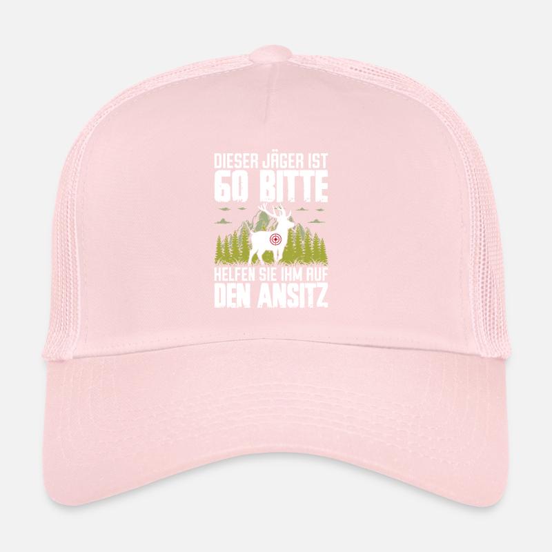 60. Jäger Geburtstag Ansitz Geschenk Trucker Cap