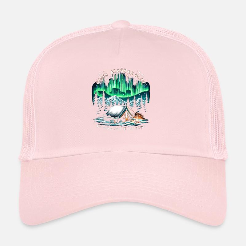 Aurora Aurora Tracker Alaska Wilderness Trucker Cap