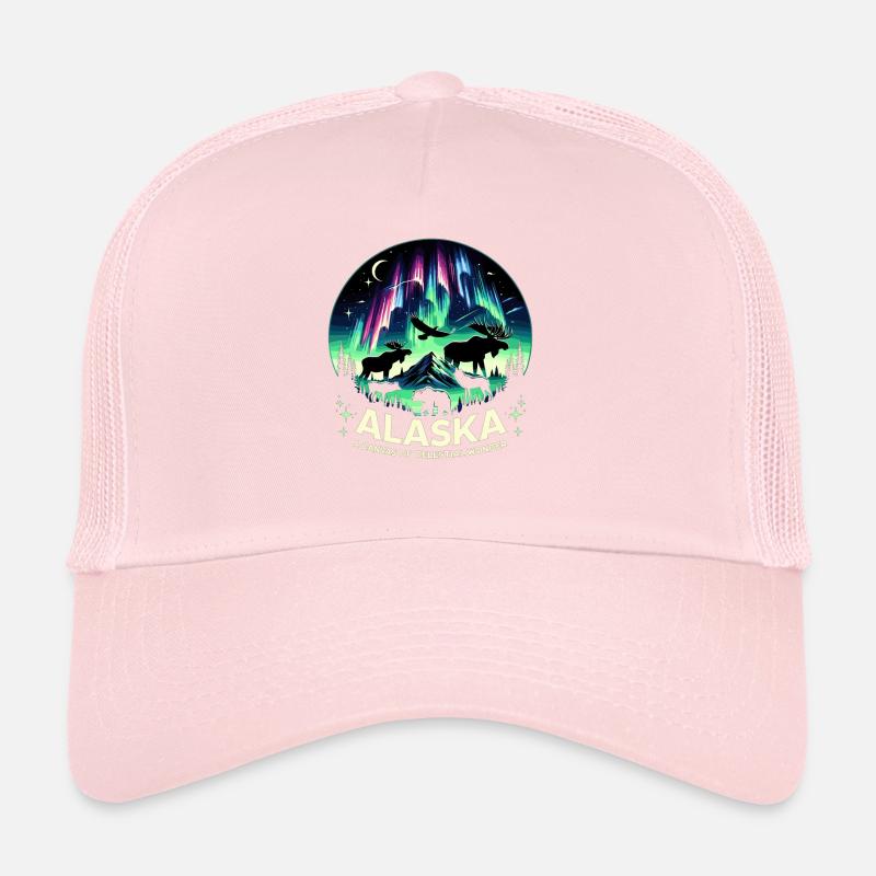 Aurora Aurora Tracker Alaska Wilderness Casquette trucker 