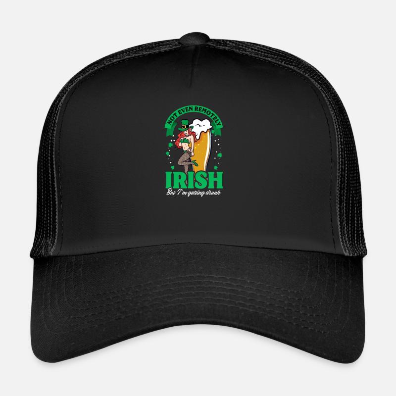 Drôle de Saint-Patrick, même pas irlandais Casquette trucker 