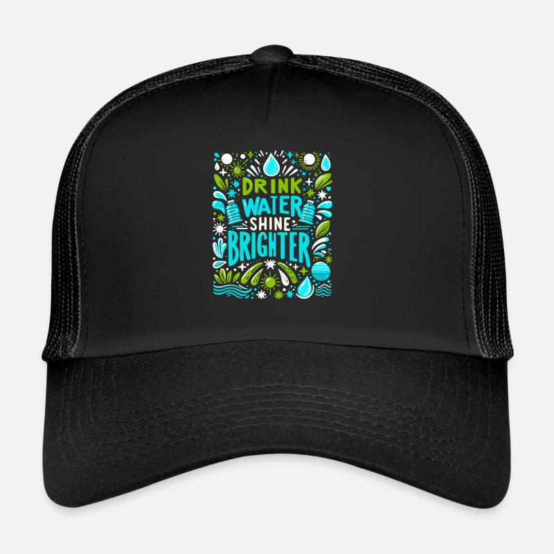 Hydration Trinken Sie Wasser Bleiben Sie Hydriert Trucker Cap