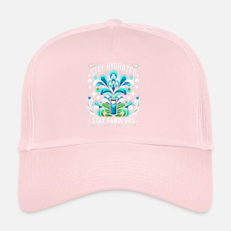 Hydration Trinken Sie Wasser Bleiben Sie Hydriert Trucker Cap