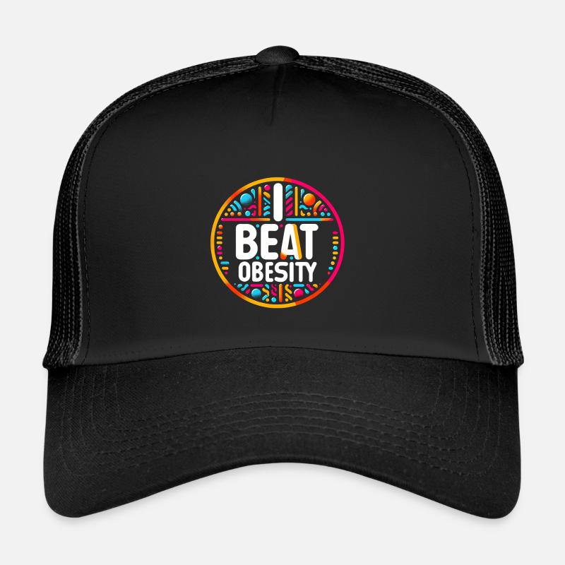 I Beat Obesity 12 Trucker Cap
