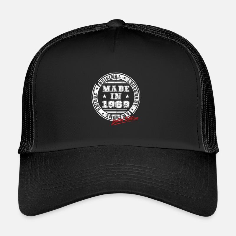 Rétro Patch Vintage 1969 cadeau d’anniversaire Casquette trucker 