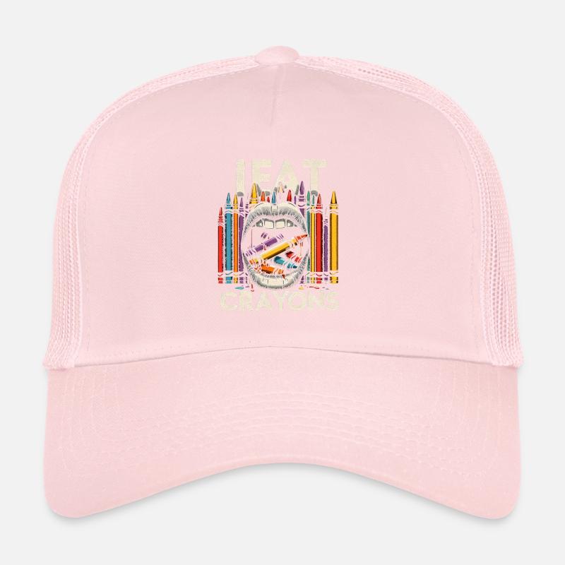 Je mange des crayons de couleur 22 Casquette trucker 
