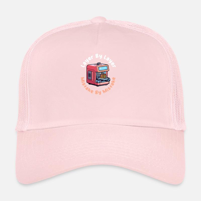 Impression 3D couche par couche, erreur par erreur Casquette trucker 
