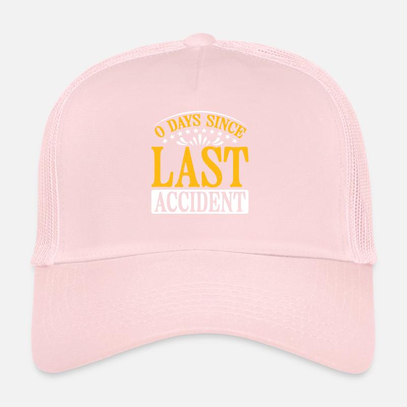 0 Days Since Last Accident 35 Trucker Cap