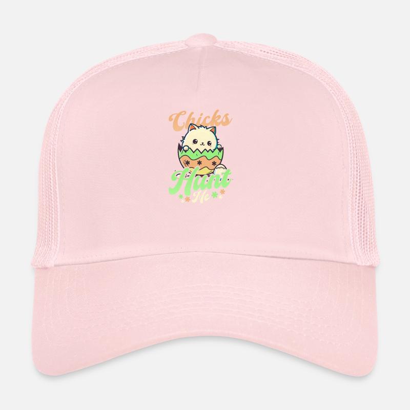 Katze Ostern Küken Jagd Mhe Trucker Cap