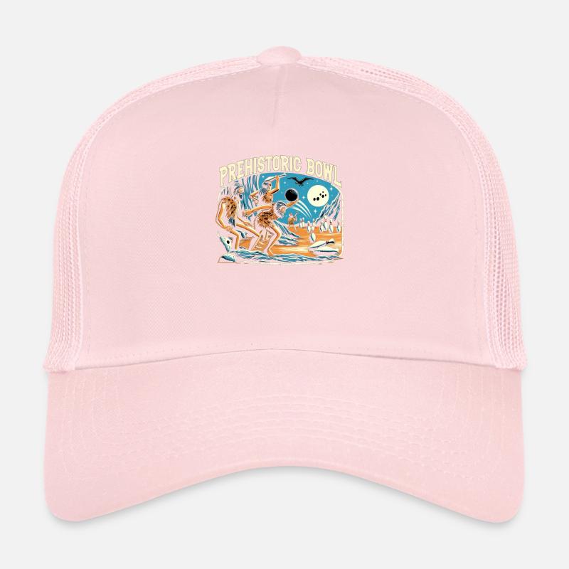 Funny bowling team bowler strike bowling club Trucker Cap
