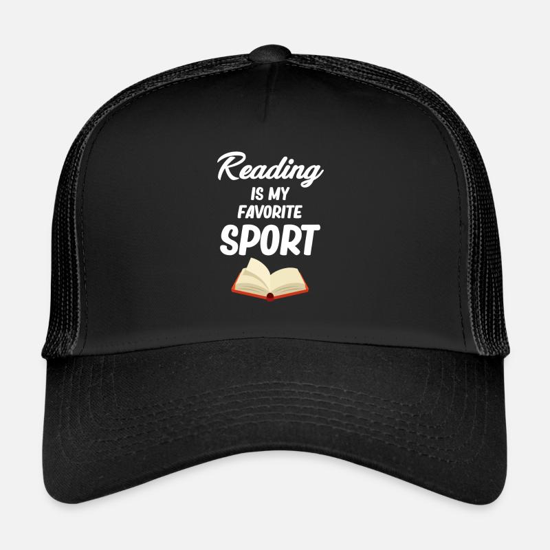 La lecture est mon sport préféré rat de bibliothèque drôle Casquette trucker 