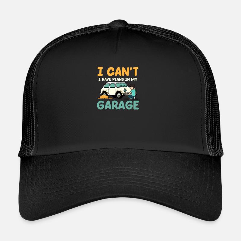 Les passionnés de voitures ont des projets dans mon garage Casquette trucker 