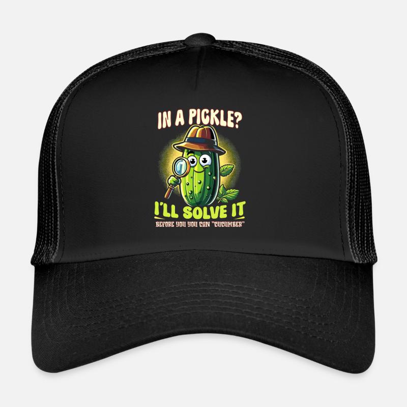 Pickle Lover Funny Pickle Dill Pickle Pickled Trucker Cap