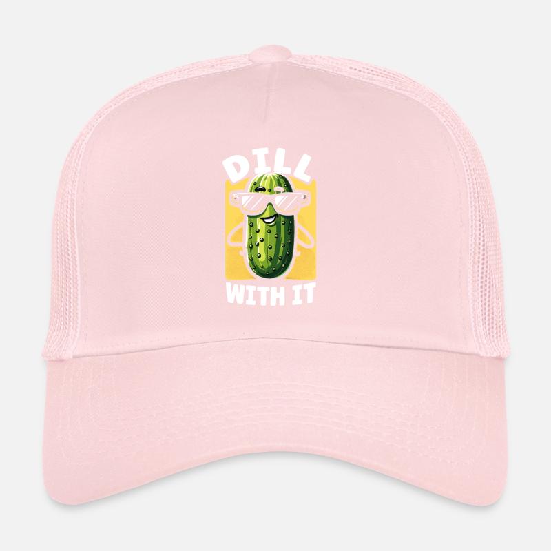 Pickle Lover Funny Pickle Cornichon à l’aneth mariné Casquette trucker 
