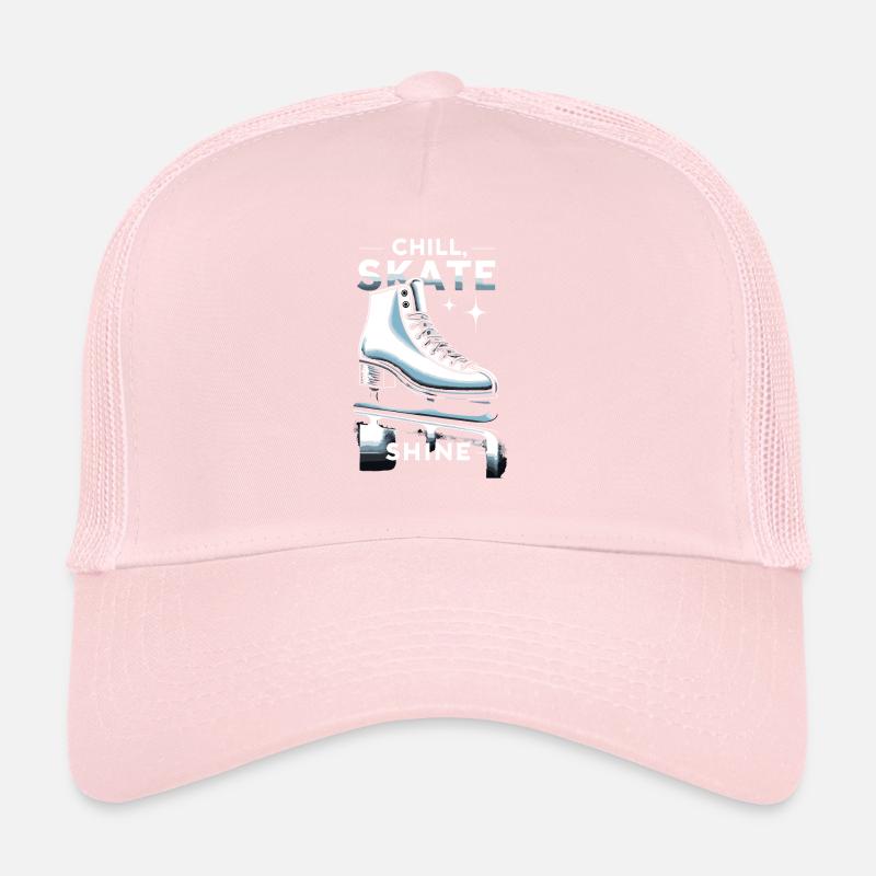 Ice Skating Ice Skaters Trucker Cap