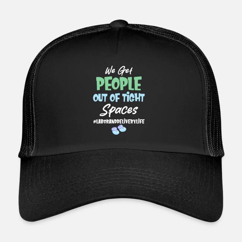 Nous sortons les gens des espaces confinés Casquette trucker 