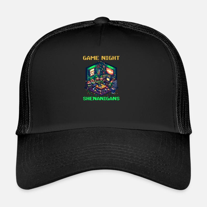 La Saint-Patrick Gaming Game Night Manigances Casquette trucker 