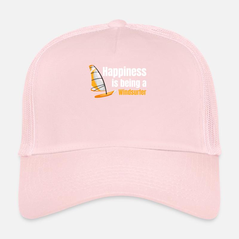Happiness is being a windsurfer Windsurfing Trucker Cap