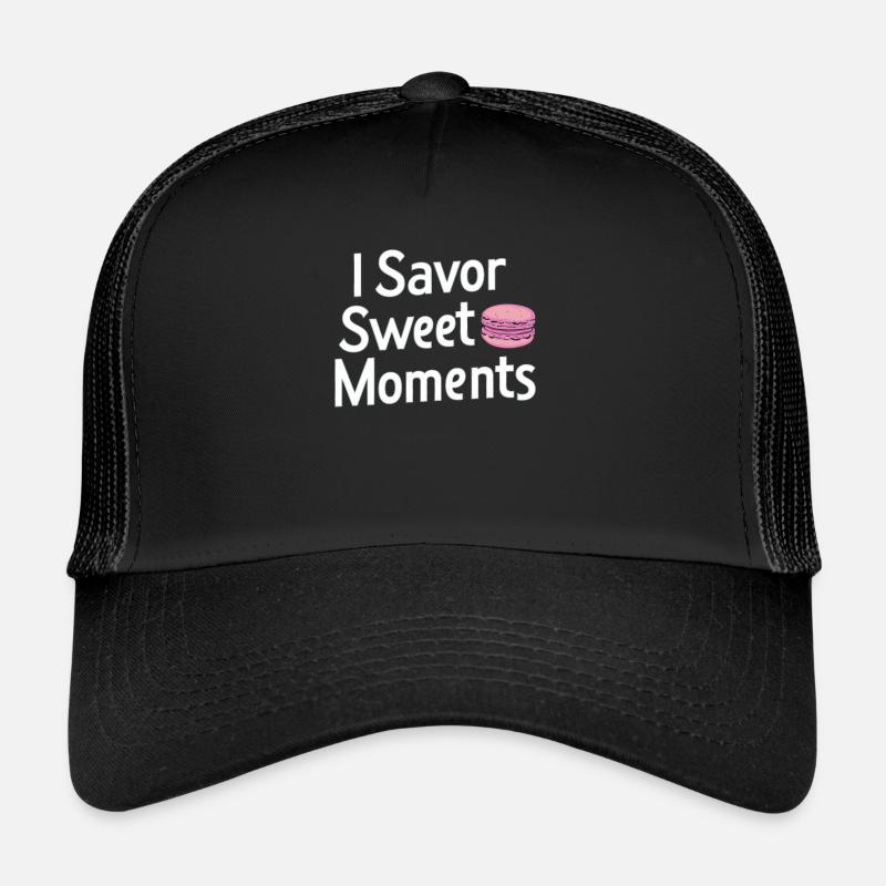 Amateurs de macarons Macarons français Casquette trucker 