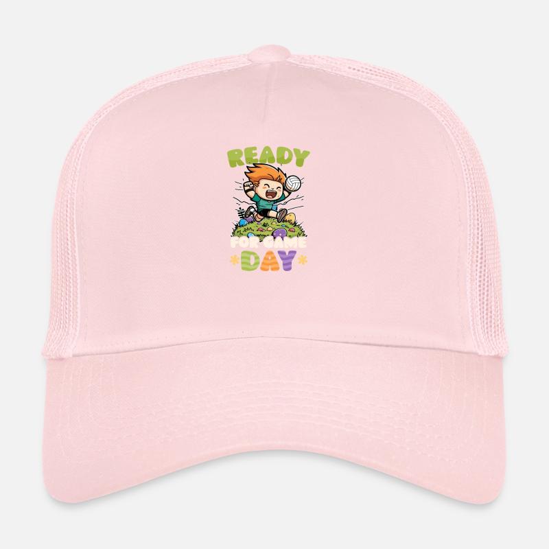 Volleyball Easter Ready Game Day Trucker Cap