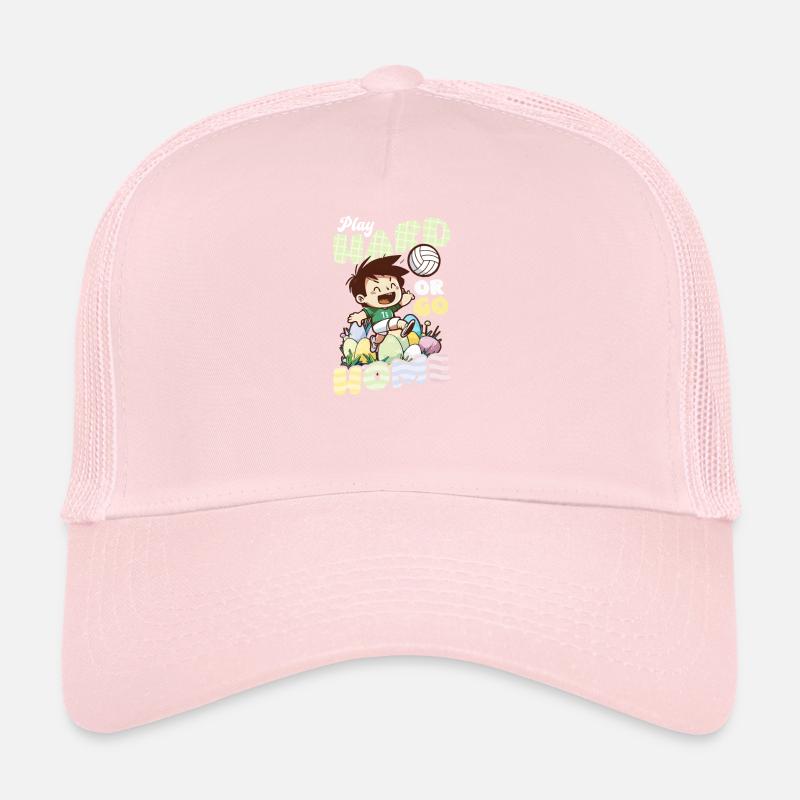 Volley-ball Pâques dur ou à la maison Casquette trucker 