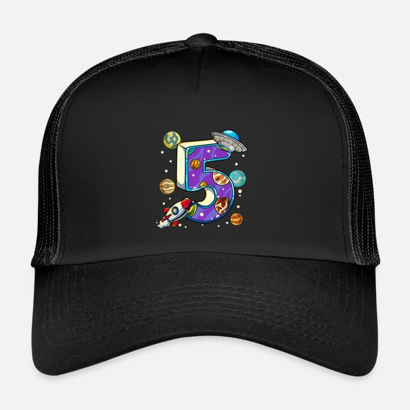 5 Anniversaire Astronaute de l’espace 5 ans Casquette trucker 