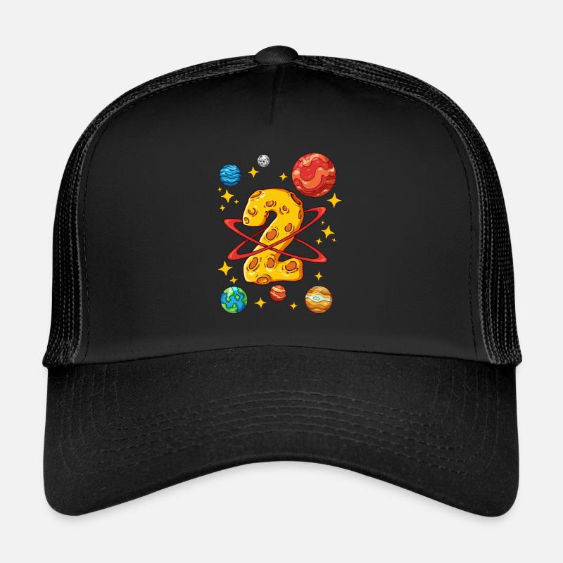 2 Birthday Space Space Astronaut 2 Years Trucker Cap
