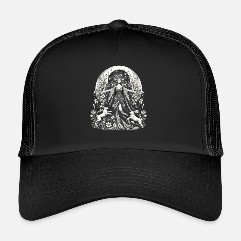 Ostara Eostre Equinox Witch Pagan Goddess Rituals Trucker Cap