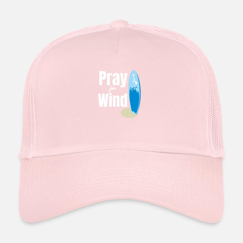 Pray for the Wind Fun Kitesurfing Trucker Cap