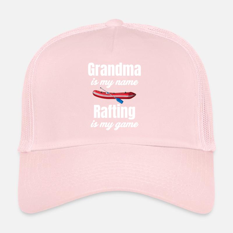 Grand-mère Mon nom Le rafting est mon jeu Casquette trucker 