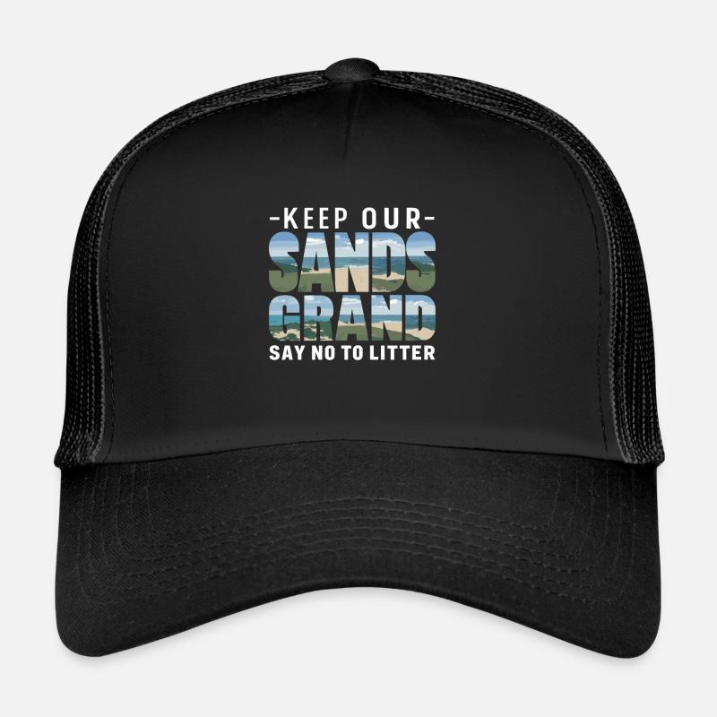 Anti-déchets Pas de recyclage des déchets environnementaux Casquette trucker 
