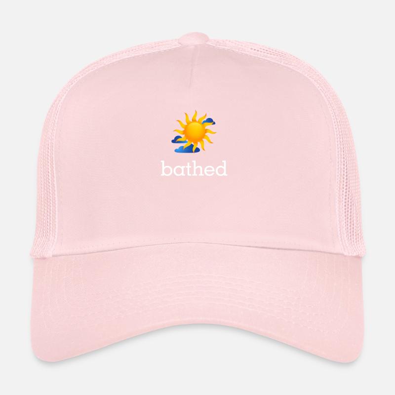 Bathed sunbathing lover summertime Trucker Cap