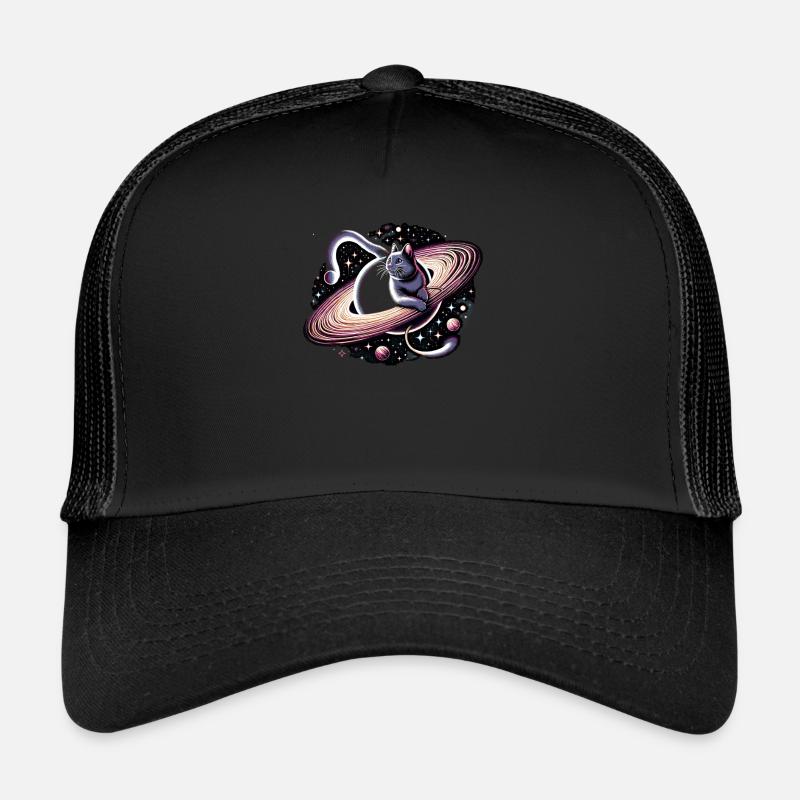 Cat, Astronaut, Astronomy, Outer Solar System Trucker Cap