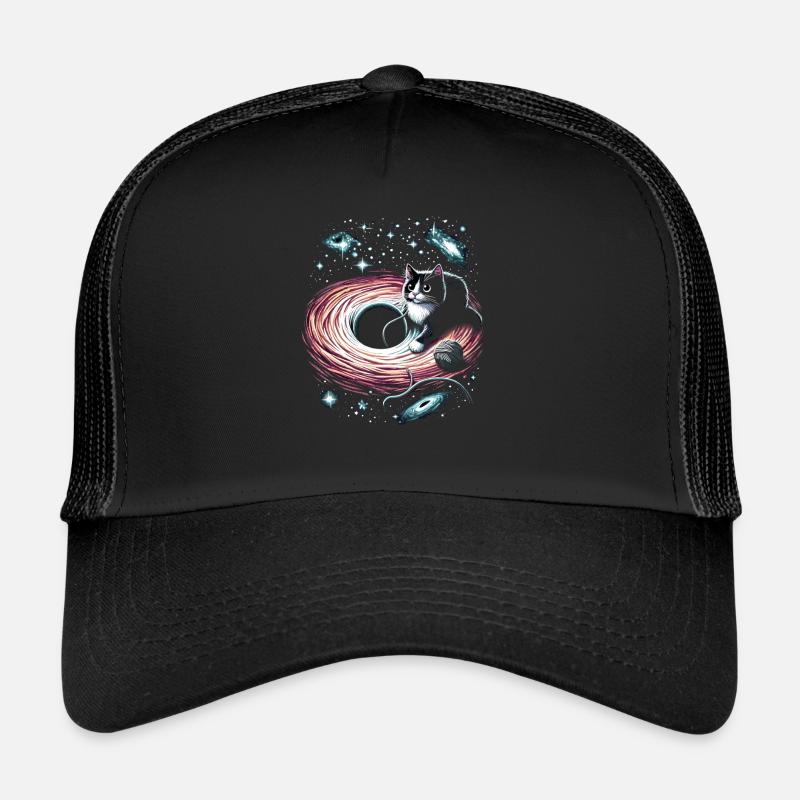 Cat, Astronaut, Astronomy, Outer Solar System Trucker Cap