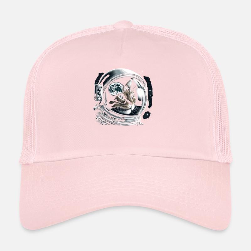Cat, Astronaut, Astronomy, Outer Solar System Trucker Cap
